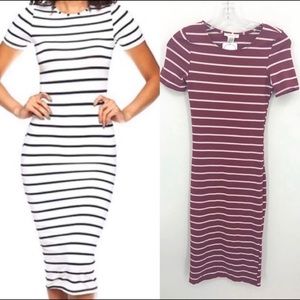 Striped Dress - body hugging